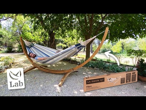 LA SIESTA Maera Nature Wooden Stand For Double Hammock (Size L - 370 cm)