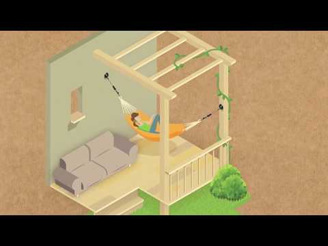 LA SIESTA CasaMount - multipurpose suspension set for hammocks
